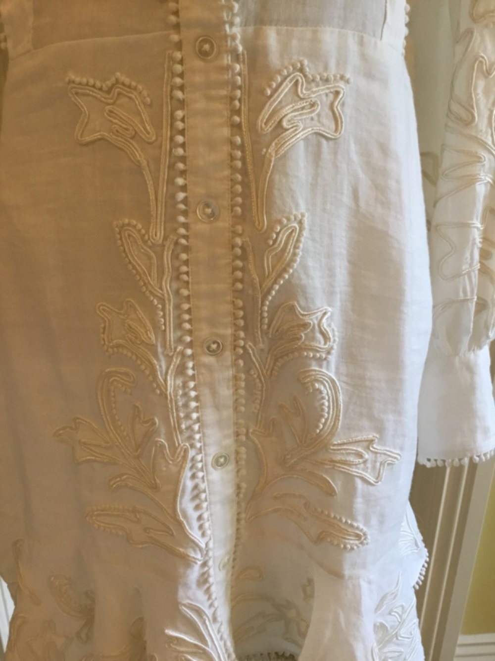 Veronica beard white embroidered linen dress / Brand new with tag - Picture 4 of 16